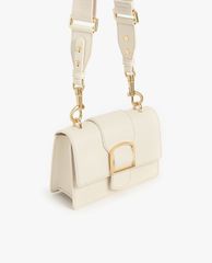 CHARLES & KEITH - Túi đeo chéo nữ chữ nhật Metallic Buckle