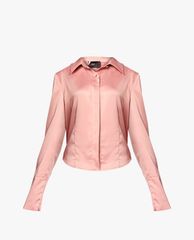 GIGI - Áo sơ mi nữ cổ bẻ tay dài Fitted Slit Cuff