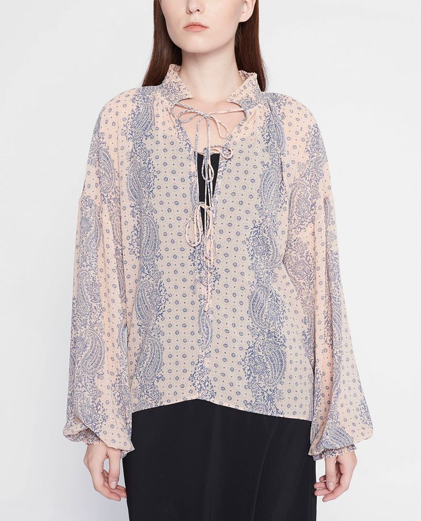 GIGI - Áo kiểu nữ phom suông tay dài Boho