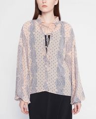 GIGI - Áo kiểu nữ phom suông tay dài Boho