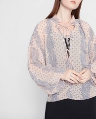 GIGI - Áo kiểu nữ phom suông tay dài Boho