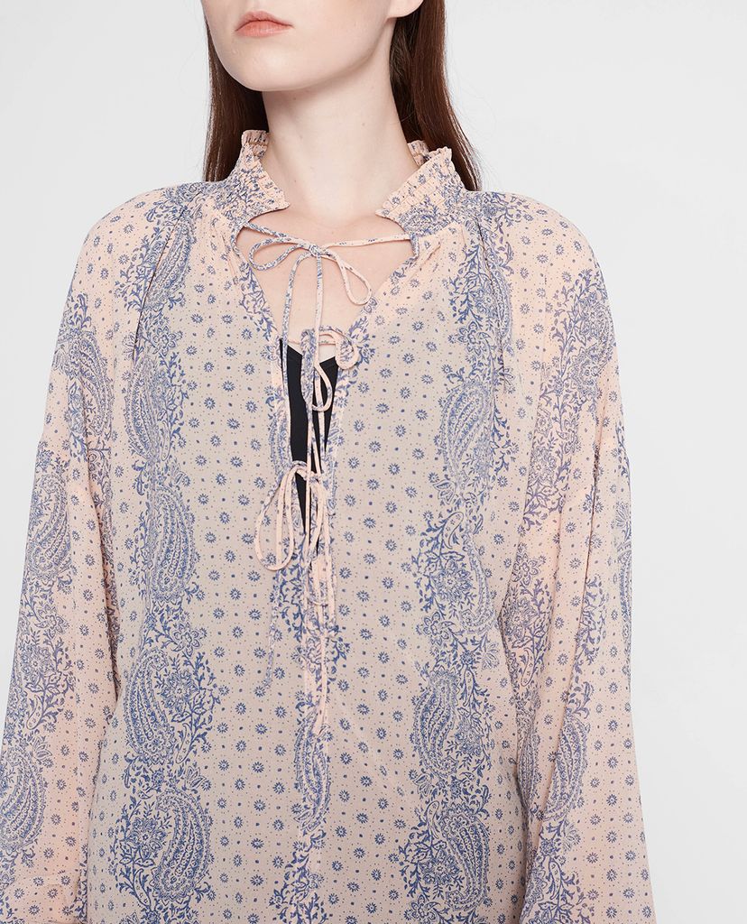 GIGI - Áo kiểu nữ phom suông tay dài Boho