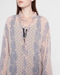 GIGI - Áo kiểu nữ phom suông tay dài Boho