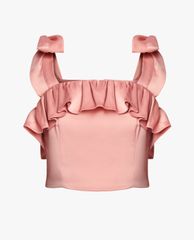 GIGI - Áo croptop nữ hai dây Ruffle Tie Camisole