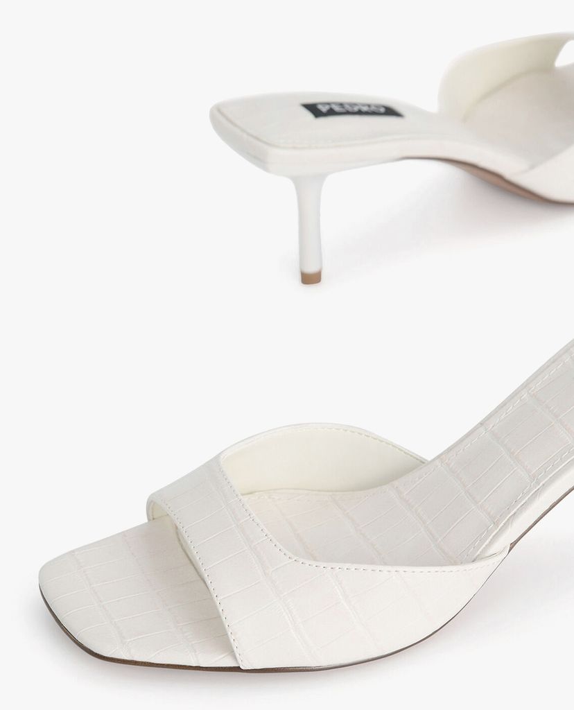 PEDRO - Giày cao gót hở mũi Croc Effect