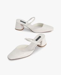 PEDRO - Giày cao gót mũi vuông Croc Effect Heeled