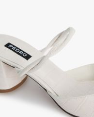 PEDRO - Giày cao gót mũi vuông Croc Effect Heeled