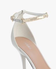 PEDRO - Giày cao gót hở mũi quai ngang thời trang Embellished Leather