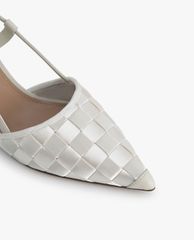 PEDRO - Giày cao gót mũi nhọn Woven Satin