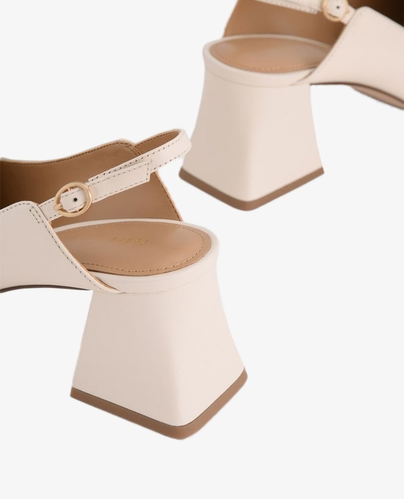 PEDRO - Giày cao gót mũi nhọn đế vuông Embellished Leather