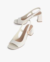 PEDRO - Giày cao gót đế vuông Leather Slingback