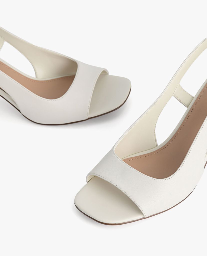 PEDRO - Giày cao gót đế vuông Leather Slingback