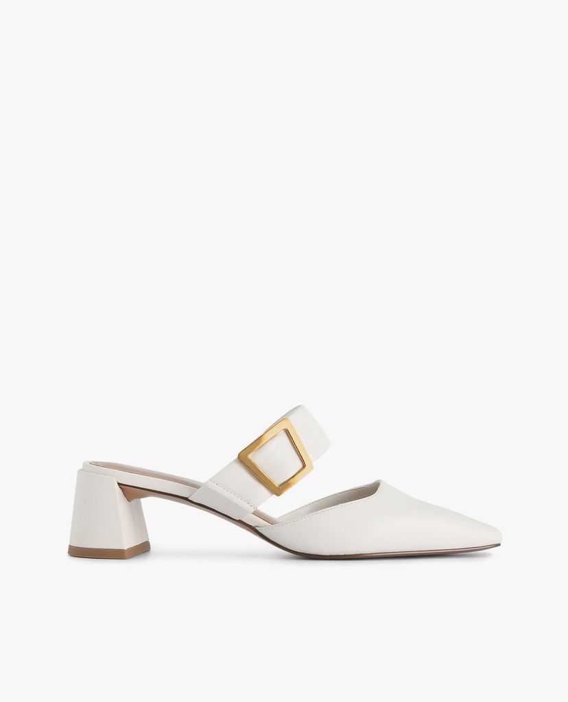 PEDRO - Giày cao gót mũi nhọn Leather Slip On Heels