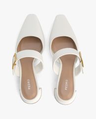 PEDRO - Giày cao gót mũi nhọn Leather Slip On Heels