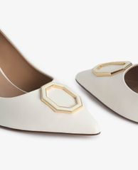 PEDRO - Giày cao gót mũi nhọn Octagon Buckle Leather