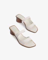 PEDRO - Giày sandal cao gót đế trụ Double Strap