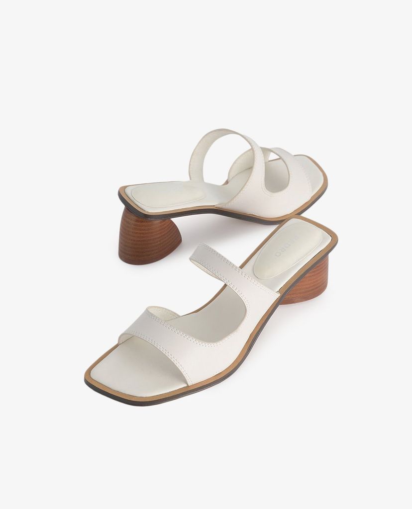 PEDRO - Giày sandal cao gót đế trụ Double Strap