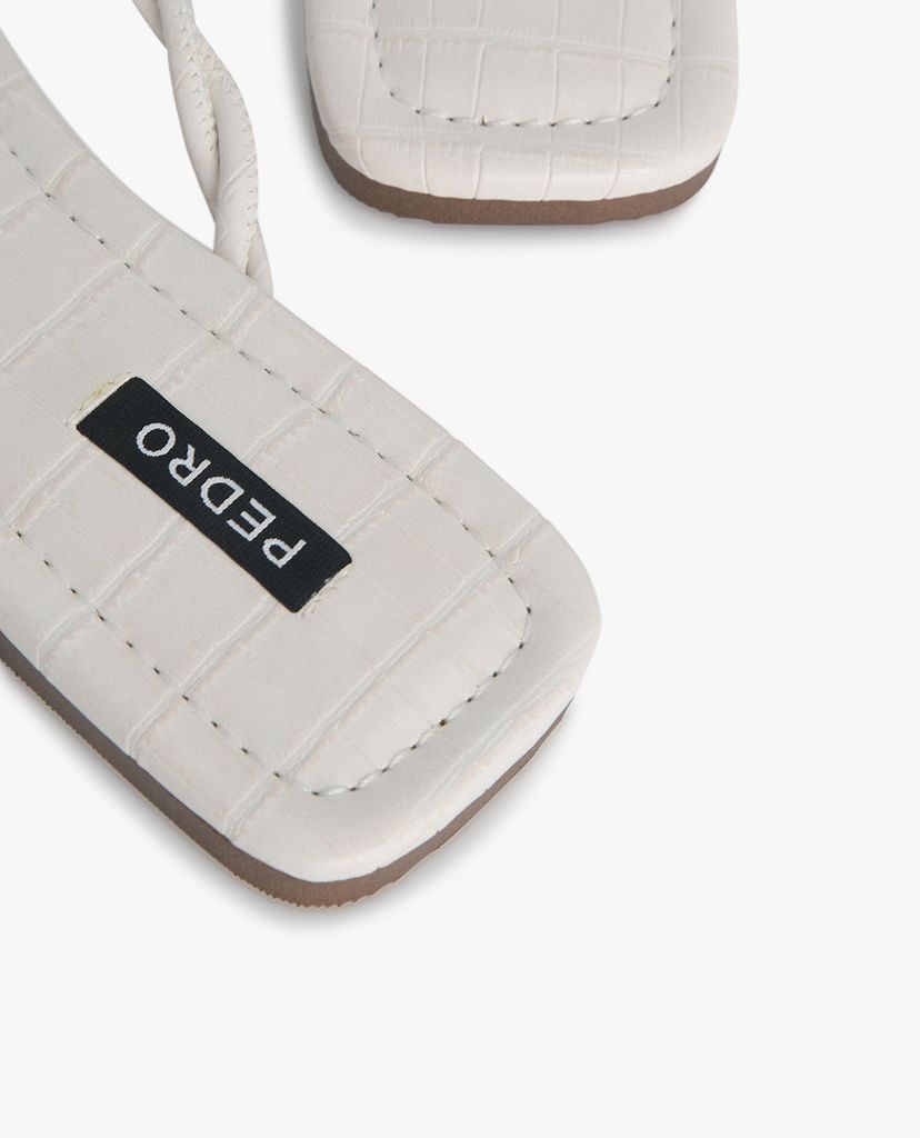PEDRO - Dép nữ quai kẹp Croc Effect Thong