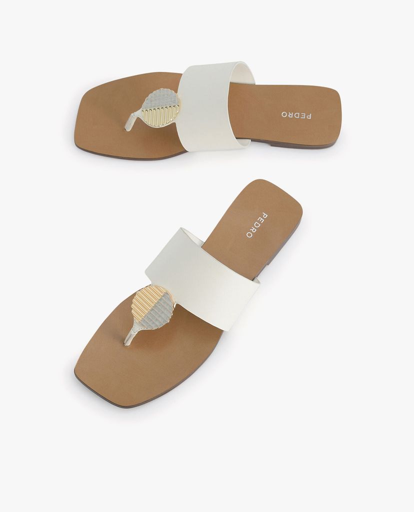 PEDRO - Giày sandal nữ xỏ ngón phối quai ngang thời trang