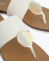 PEDRO - Giày sandal nữ xỏ ngón phối quai ngang thời trang