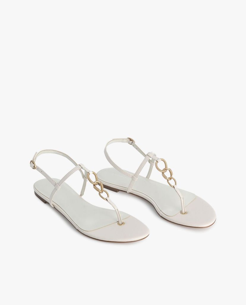 PEDRO - Giày sandals nữ quai kẹp Gold Links
