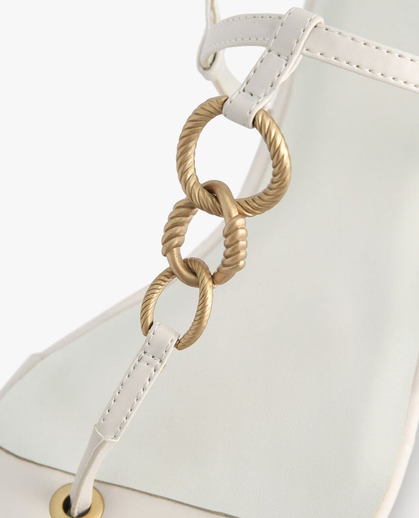 PEDRO - Giày sandals nữ quai kẹp Gold Links