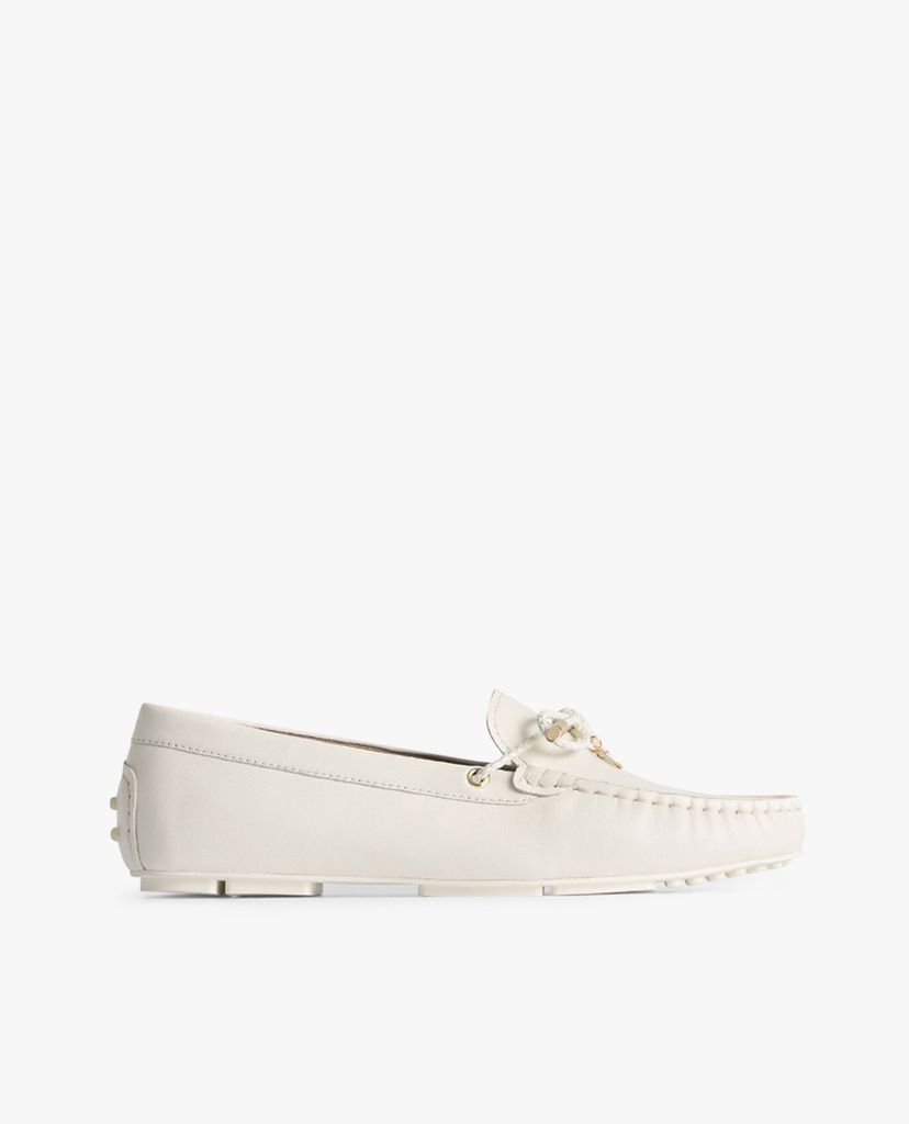 PEDRO - Giày lười nữ mũi tròn Textured Leather Bow