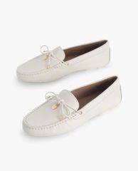 PEDRO - Giày lười nữ mũi tròn Textured Leather Bow