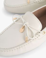 PEDRO - Giày lười nữ mũi tròn Textured Leather Bow