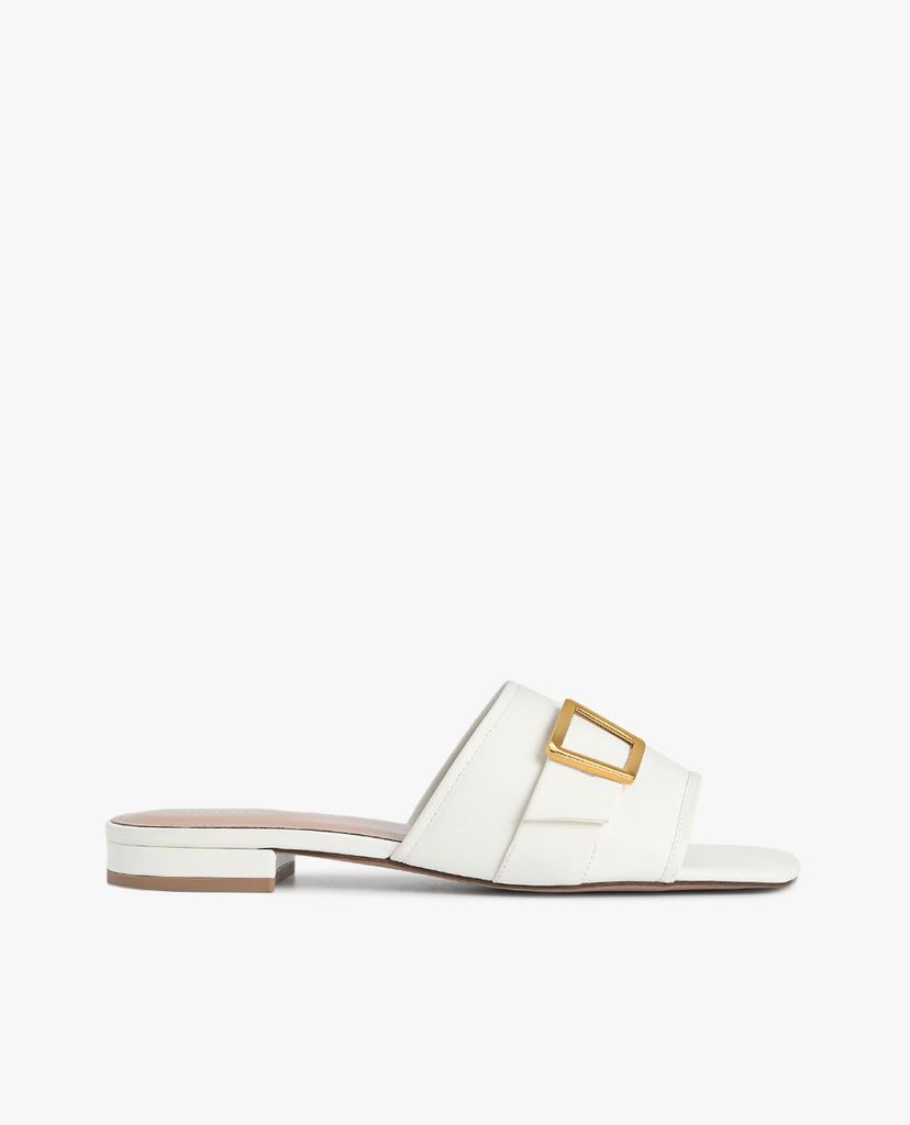 PEDRO - Giày sandals nữ quai ngang phối khóa thời trang