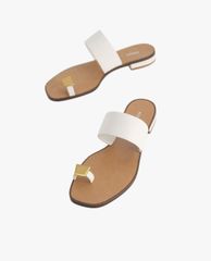 PEDRO - Giày sandals nữ xỏ ngón Gold Ornament Toe Loop