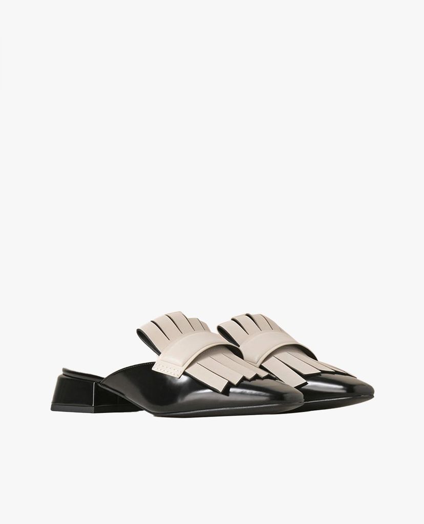 PEDRO - Giày đế bệt mũi nhọn Removable Fringe
