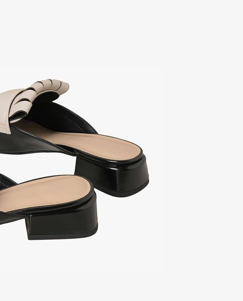 PEDRO - Giày đế bệt mũi nhọn Removable Fringe