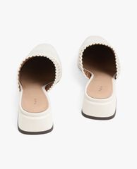 PEDRO - Giày mules nữ mũi nhọn Knitted Trimmed