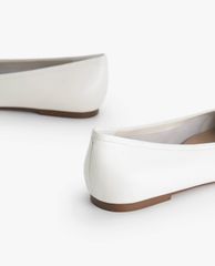 PEDRO - Giày đế bệt nữ mũi tròn Octagon Buckle Ballerina Leather