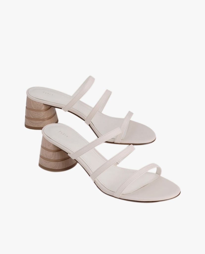 PEDRO - Giày cao gót quai ngang đế trụ Strappy