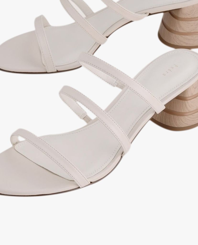 PEDRO - Giày cao gót quai ngang đế trụ Strappy