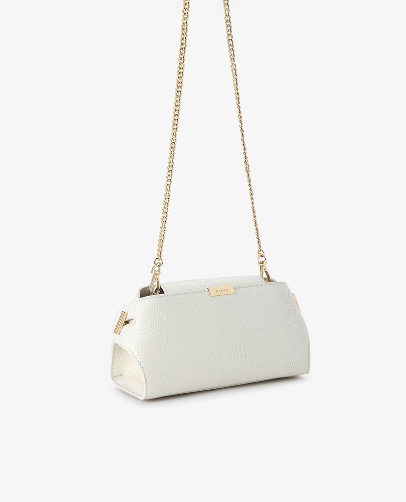PEDRO - Ví nữ cầm tay dáng hộp Embossed Leather Clutch