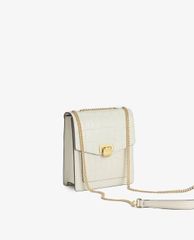 PEDRO - Túi đeo chéo nữ phom vuông Croc Effect Leather Shoulder