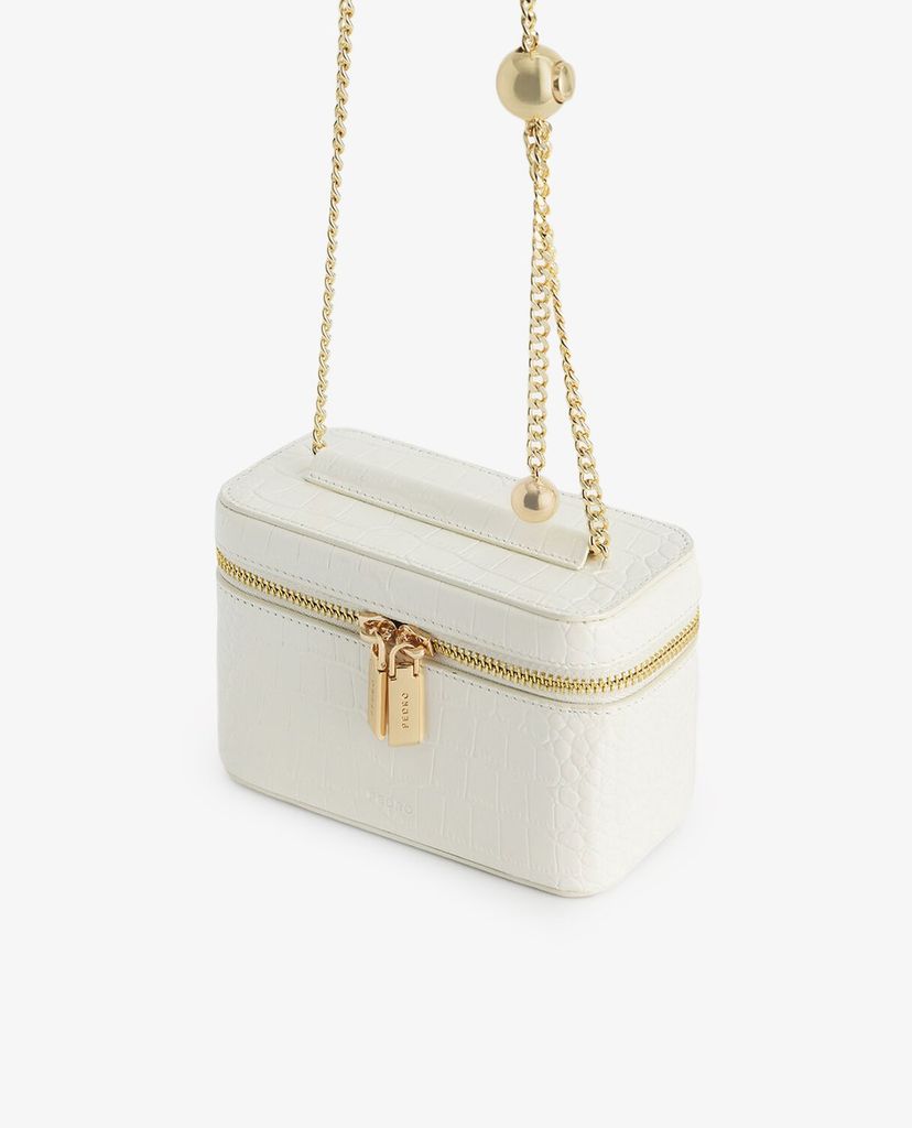 PEDRO - Túi đeo chéo nữ hình hộp chữ nhật Textured Leather