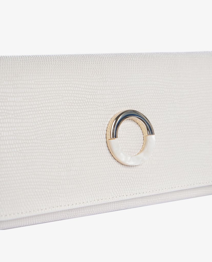 Ví cầm tay nữ Lizard Effect Leather
