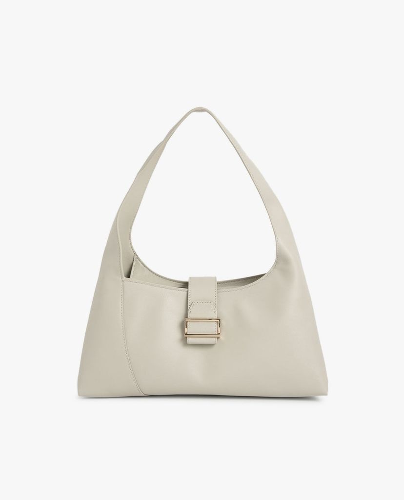 CHARLES & KEITH - Túi đeo vai nữ chữ nhật Leather Hobo