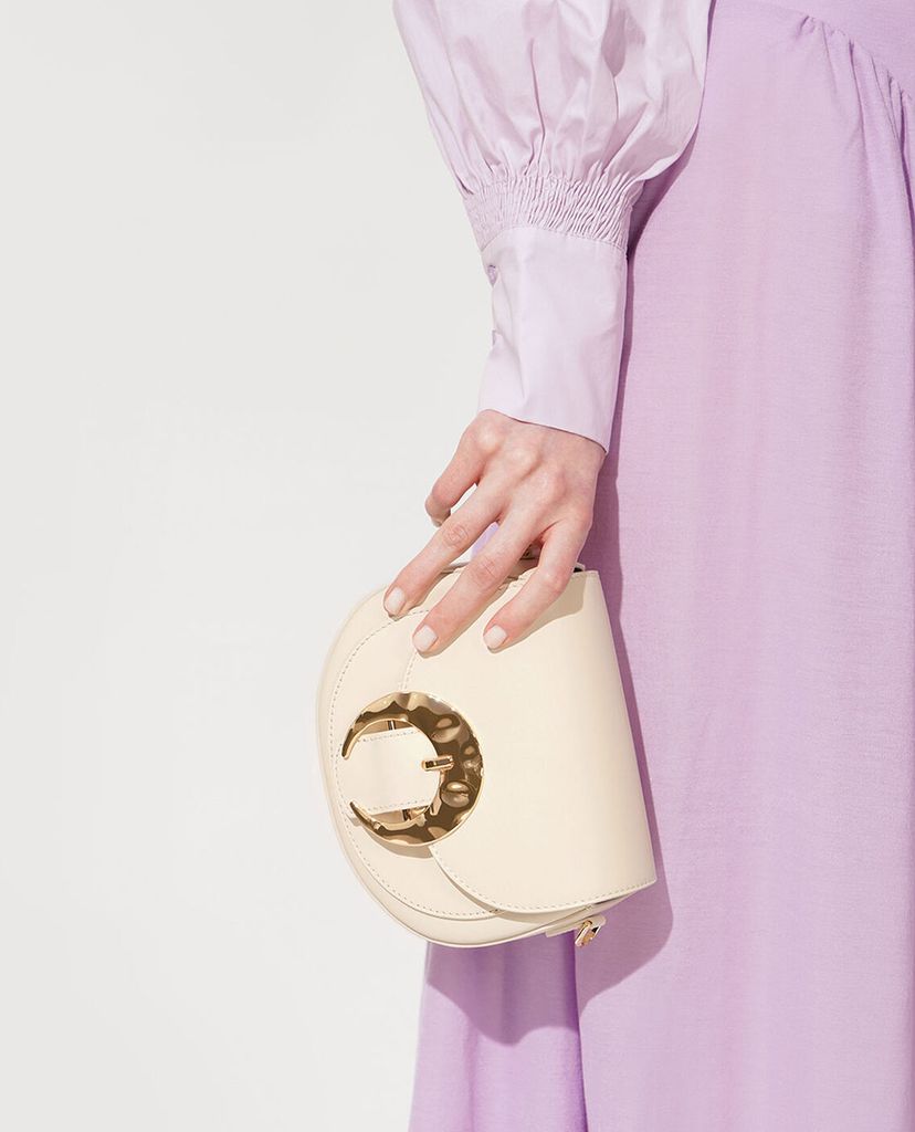 CHARLES & KEITH - Túi đeo chéo nữ Leather Saddle