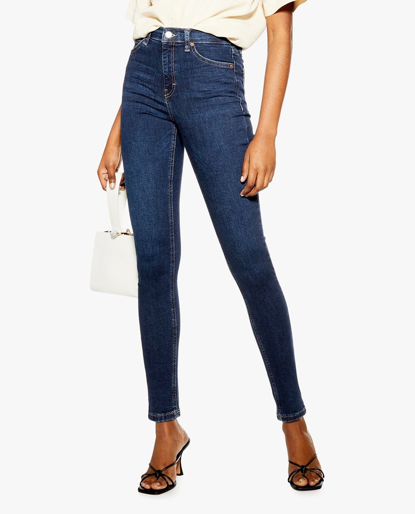 TOPSHOP - Quần jeans nữ phom ôm Indigo Jamie