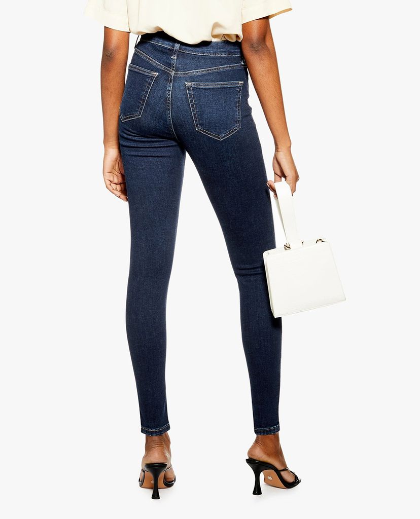TOPSHOP - Quần jeans nữ phom ôm Indigo Jamie