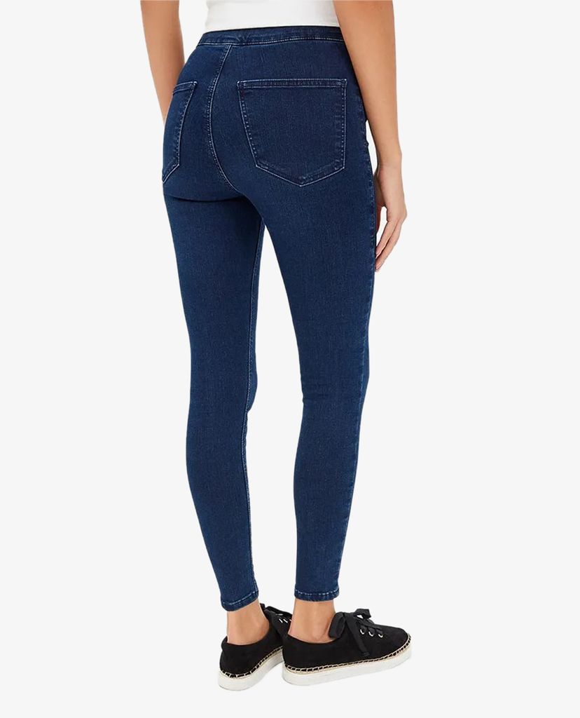 TOPSHOP - Quần jeans nữ lưng cao phom skinny