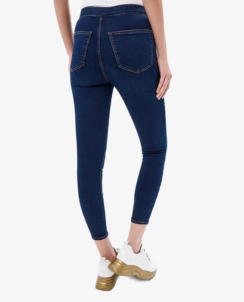 TOPSHOP - Quần jeans nữ lưng cao phom skinny thời trang