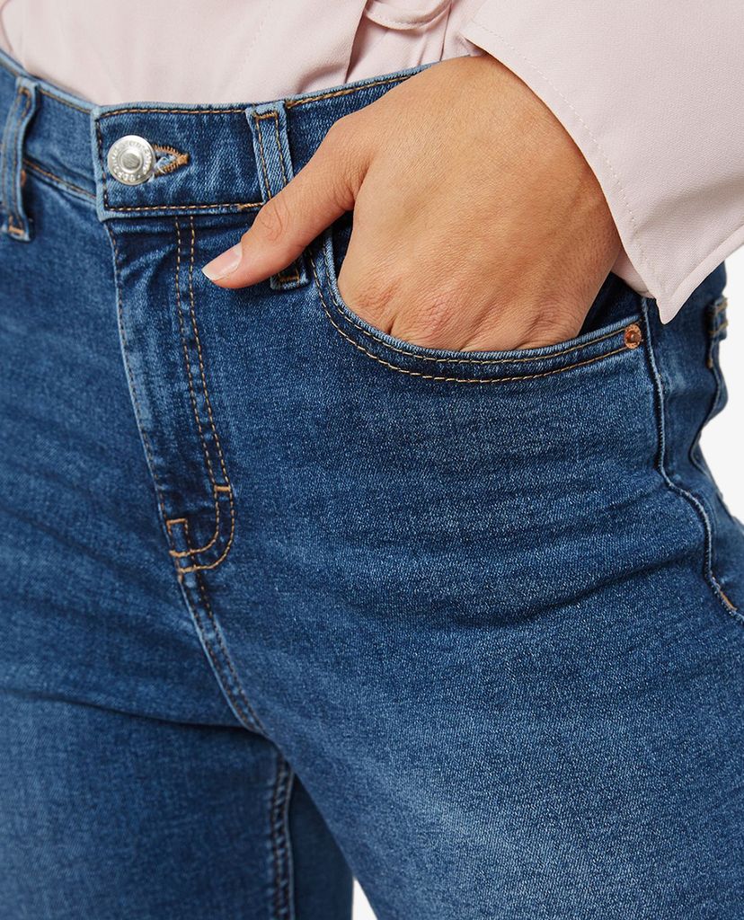 TOPSHOP - Quần jeans nữ lưng cao phom skinny Jamie High Rise
