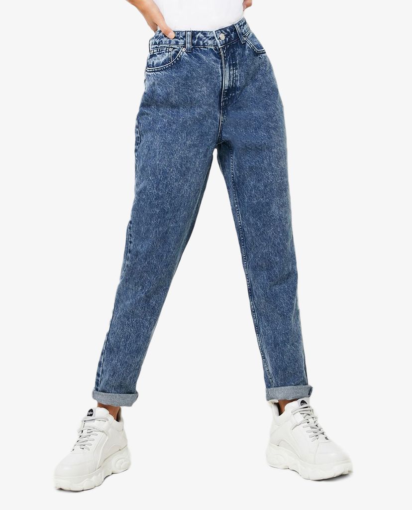 TOPSHOP - Quần jeans nữ lưng cao High Rise Mom