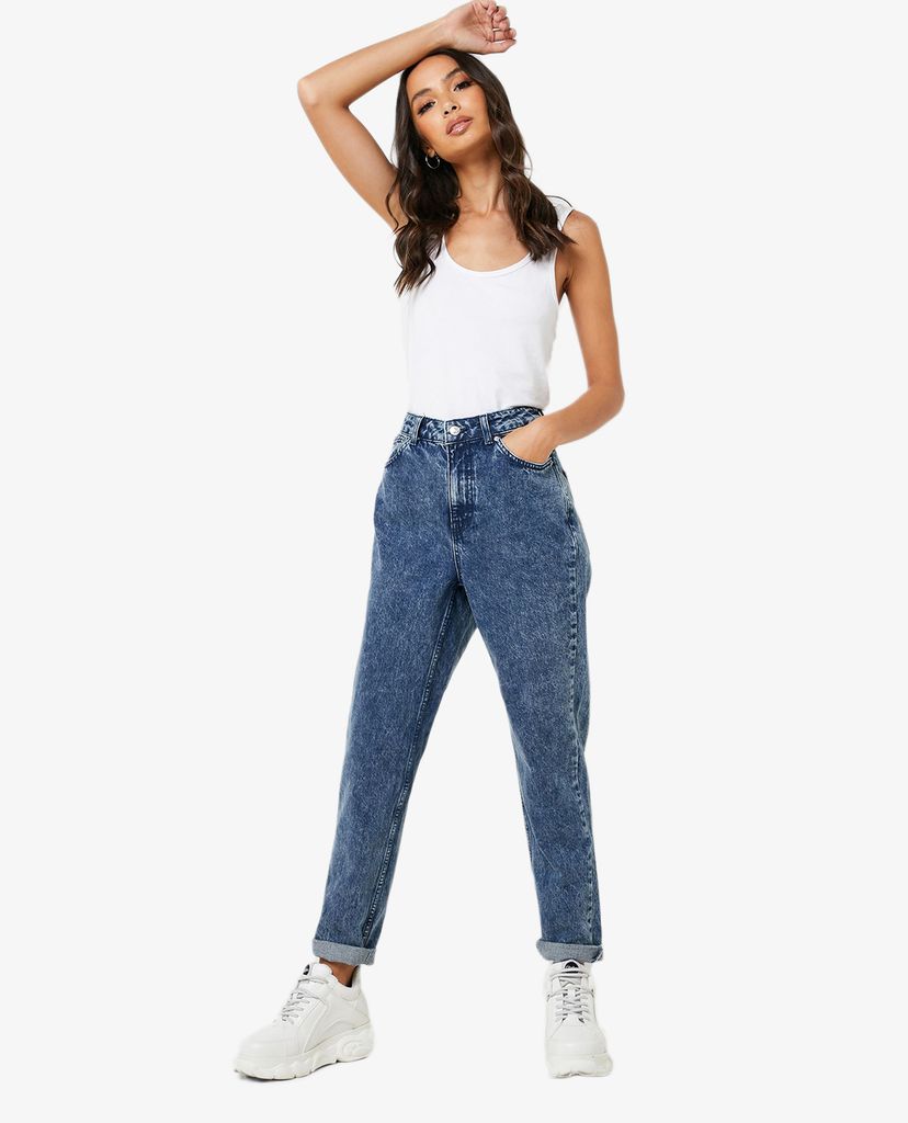 TOPSHOP - Quần jeans nữ lưng cao High Rise Mom